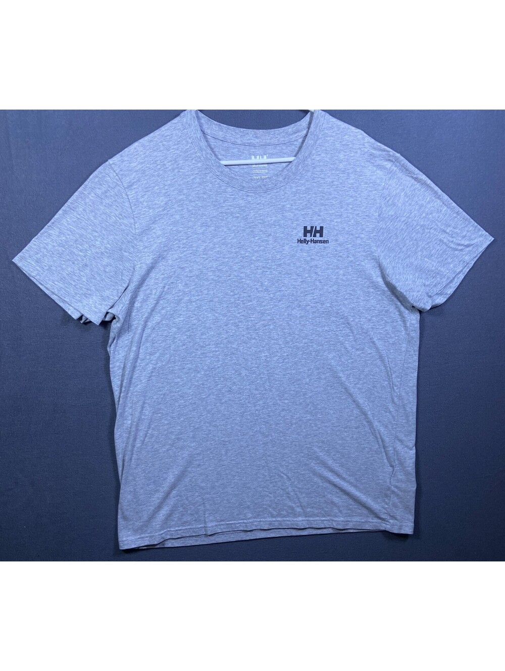 Helly Hansen Mens Nord Graphic TShirt Box Logo Gray 2XL fits XL Hiking Trail Tee